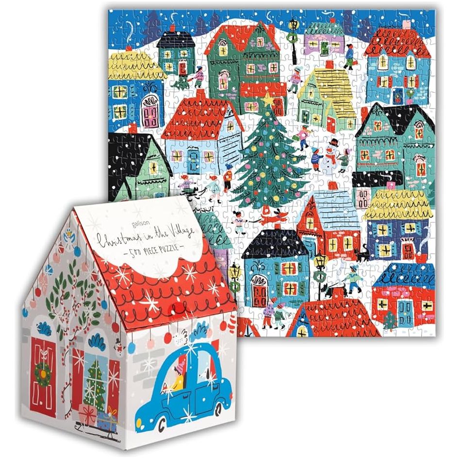 Christmas in the Village 500 Piece Puzzle