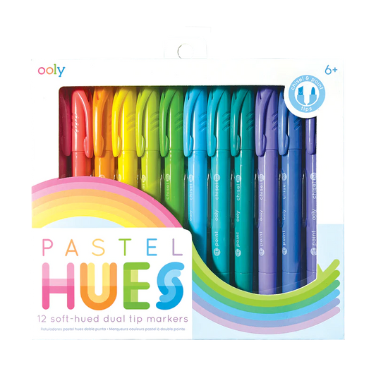 Pastel Hues Dual-Tip Markers