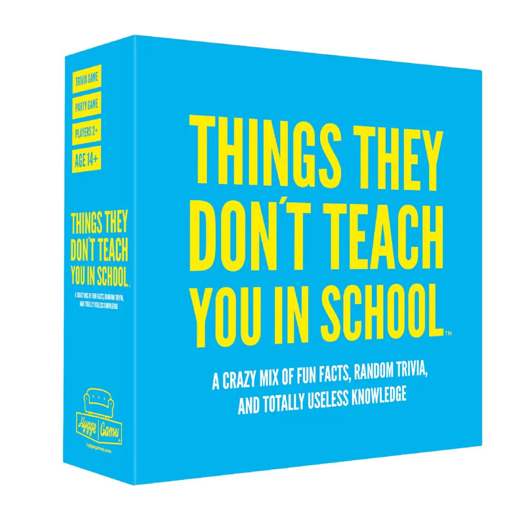 Things They Don't Teach in School Trivia Game