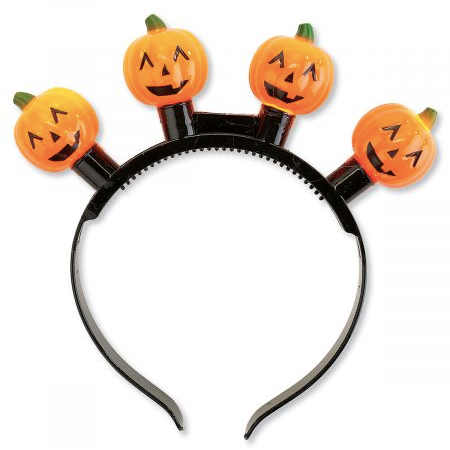 Light Up Pumpkin Headband