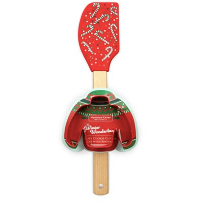 Winter Sweater Cookie Cutter and Spatula