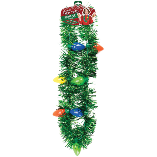 Uncle Bob's Tacky Tinsel Light Up Necklace