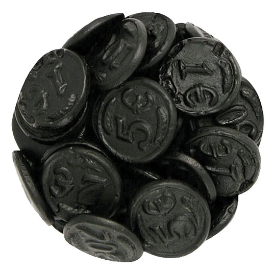 Salted Black Licorice Coins