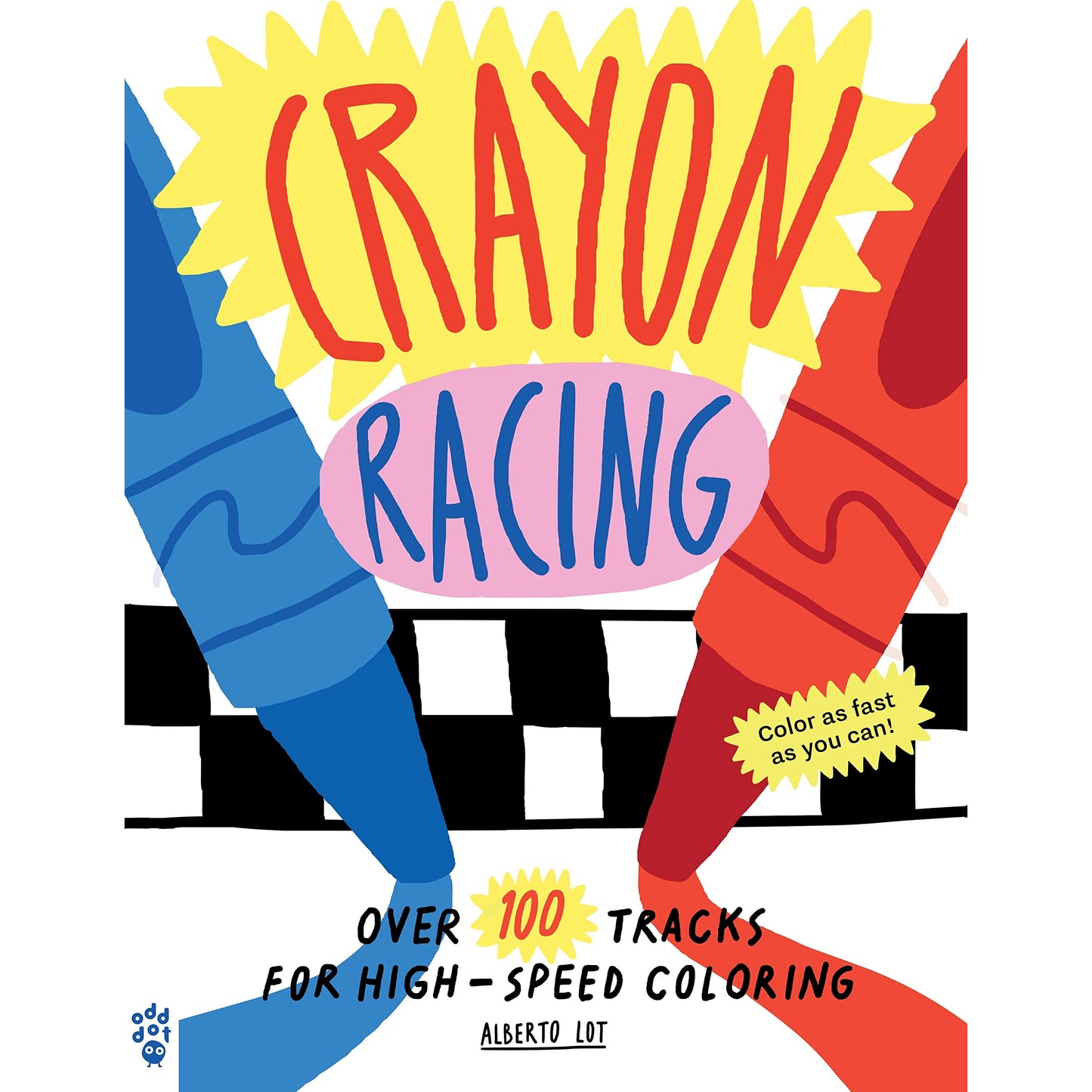 Crayon Racing Coloring Book