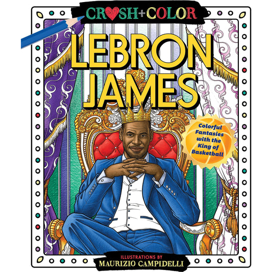 Lebron James Adult Coloring Book