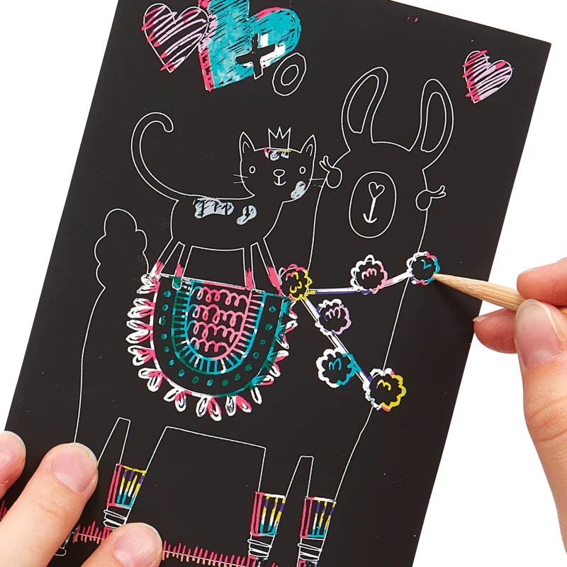 Fantastic Friends Scratch & Scribble Mini Kit