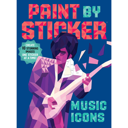 Paint by Sticker Music Icons
